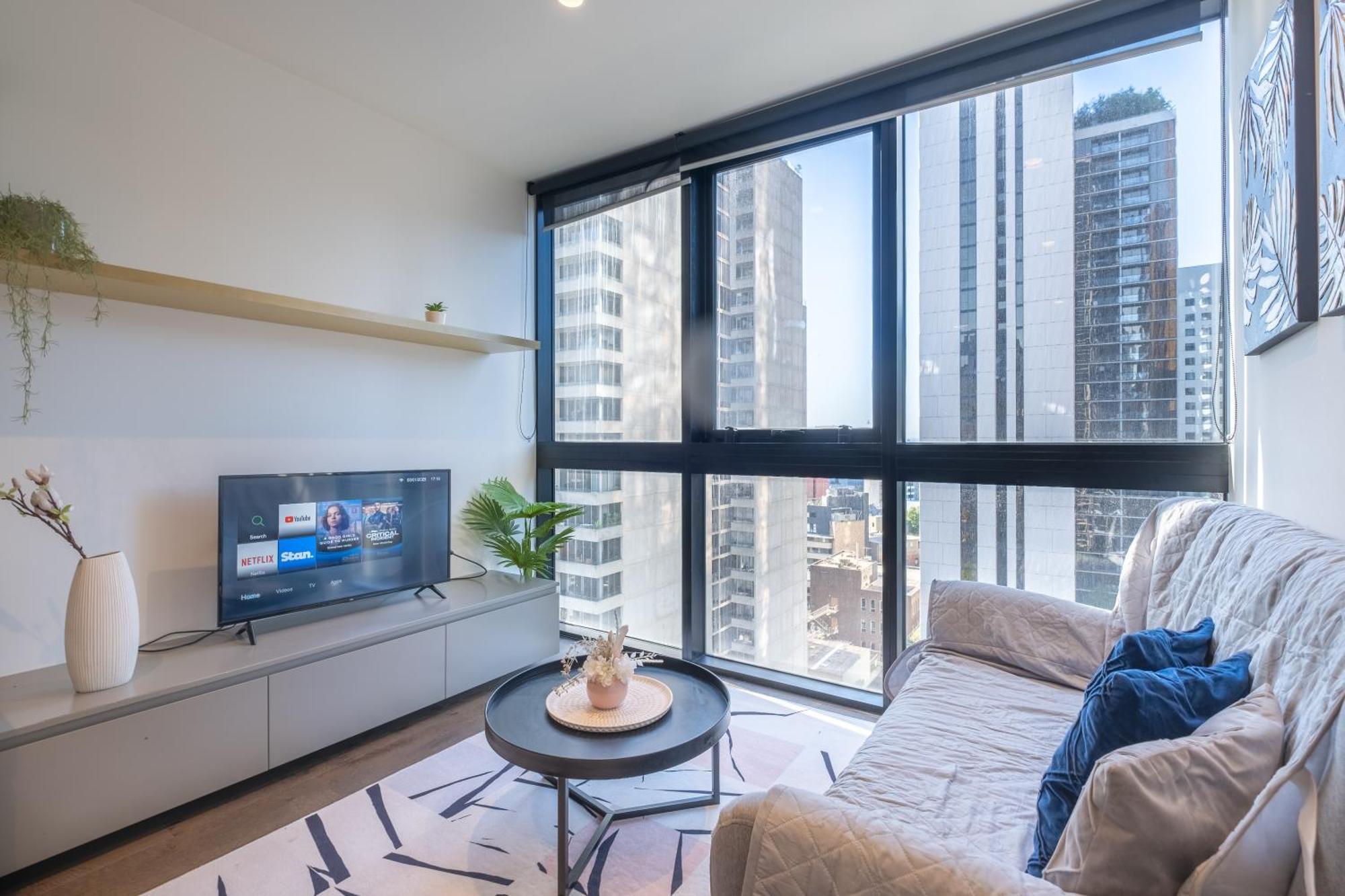 מלבורן Relaxed 1Br1Ba City View Apt Wifi In Cbd מראה חיצוני תמונה